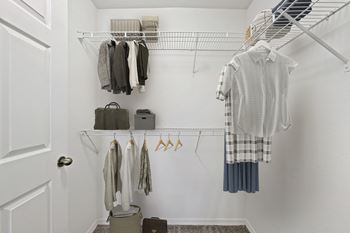 Spacious closets
